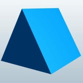Triangular Prism Lowpoly 3d model