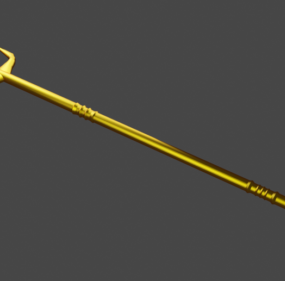 Modello 3d della spada tridente