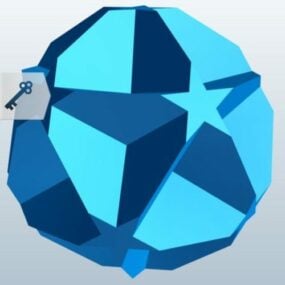 Dodecahedron Şekilli Yazdırılabilir 3d model