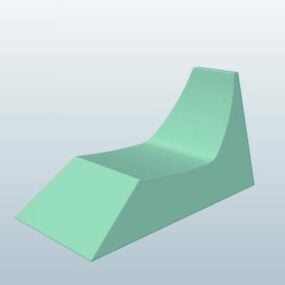 Möbel Pyramidenstumpf Lounge 3D-Modell