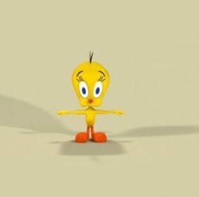 Tweety Chicken Character 3d model