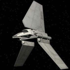 Tydirium Shuttle Spaceship 3d-modell