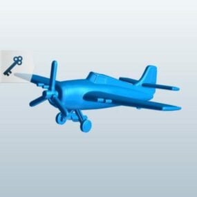 Ww2 Us Carrier Fighter Plane 3d model