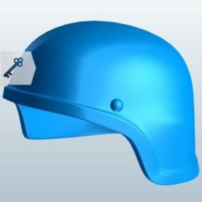 3D model bojové helmy Usa Warrior