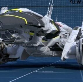 Prometheus Starship 3d μοντέλο