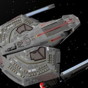 Uss Yeager Spaceship 3d model