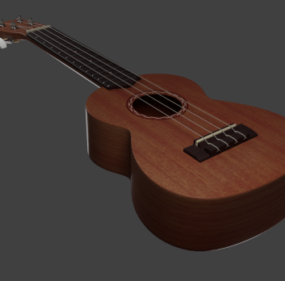 Model 3D ukulele
