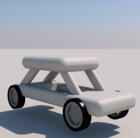 Lowpoly Car Concept 3d model
