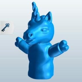 Model 3d Mainan Unicorn