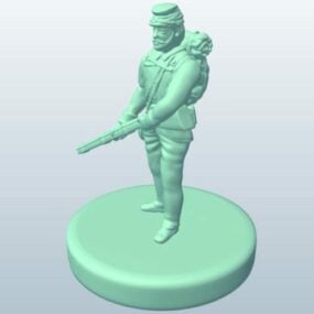 Security Man Character 3d model
