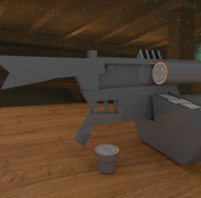 Scifi Tactical Assault Gun 3d модель