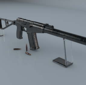 3д модель пистолета ВСС