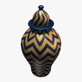 古代陶瓷花瓶3d模型