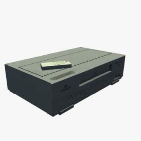 VCR プレーヤー デバイスの 3D モデル