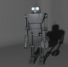 Vintage Iron Robot 3d model