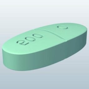 Pilule de vitamine modèle 3D