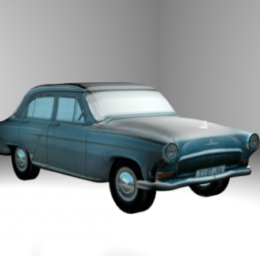 3D model ruského auta Volga Gaz