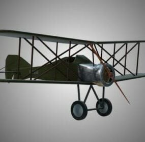 Ww1 3d μοντέλο αεροπλάνου
