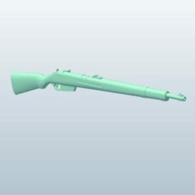 Ww2 Infantry Rifle Gun V1 3d model