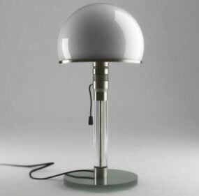 3д модель настольной лампы Wagenfeld