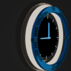 Технічний настінний годинник
