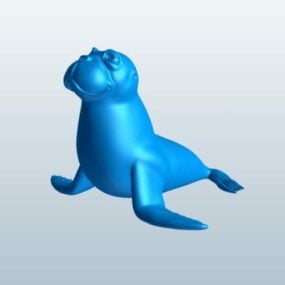 Walrus Baby Animal 3d model