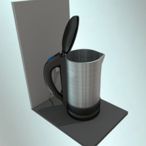 Water Boiler With Rigged 3d model