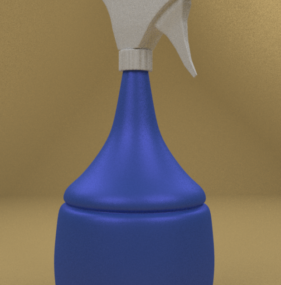 زجاجة رذاذ الماء نموذج 3D