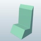 Wedge Chair Lowpoly