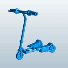Scooter à roues modèle 3D