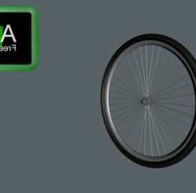 바퀴 자전거 부품 3D 모델