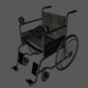 轮椅医院3d模型