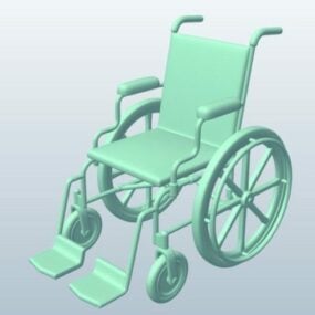 Hospitalskørestol V1 3d model