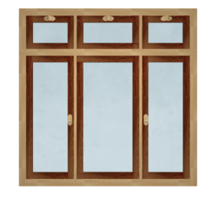 3д модель классического деревянного окна