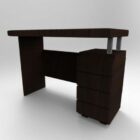 طاولة الكمبيوتر العاملة الخشبية