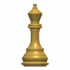 Wooden Chess Bishop