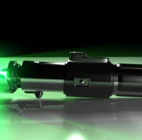 Yoda Lightsaber 3d model