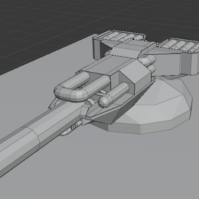 تفنگ تفنگ M4a1 با مدل سه بعدی