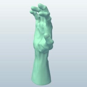 Zombie Hand Sculpture 3d-model