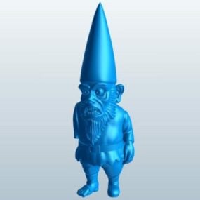 Zombie Garden Gnome Character 3d model