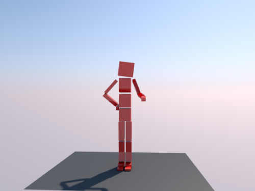 Cube Man Simple Character