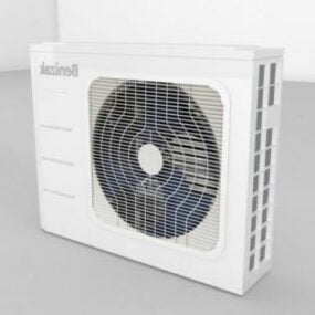 Modelo 3d de ar condicionado de unidade de parede