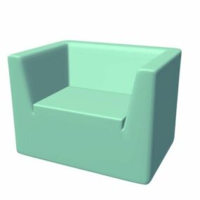Reception Cube Chair Furniture 3d model