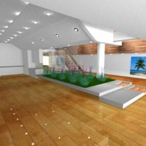 Apartment Hall Interior Space 3d model
