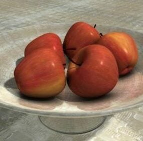Apples Fruits τρισδιάστατο μοντέλο