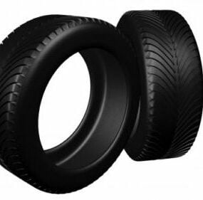 Roue de pneu radial Daytona modèle 3D