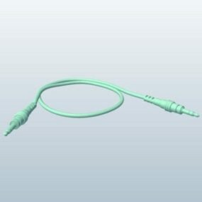 Audio Auxiliary Cable 3d model