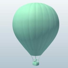 Mô hình 3d khinh khí cầu du lịch