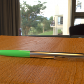 2д модель Школьной шариковой ручки V3