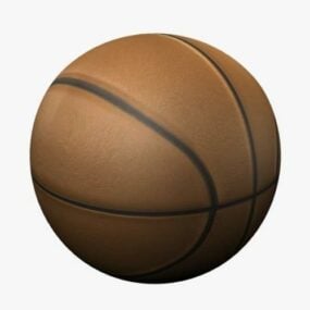 Braunes Basketball-3D-Modell